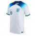 Camisa de Futebol Inglaterra Mason Mount #19 Equipamento Principal Mundo 2022 Manga Curta